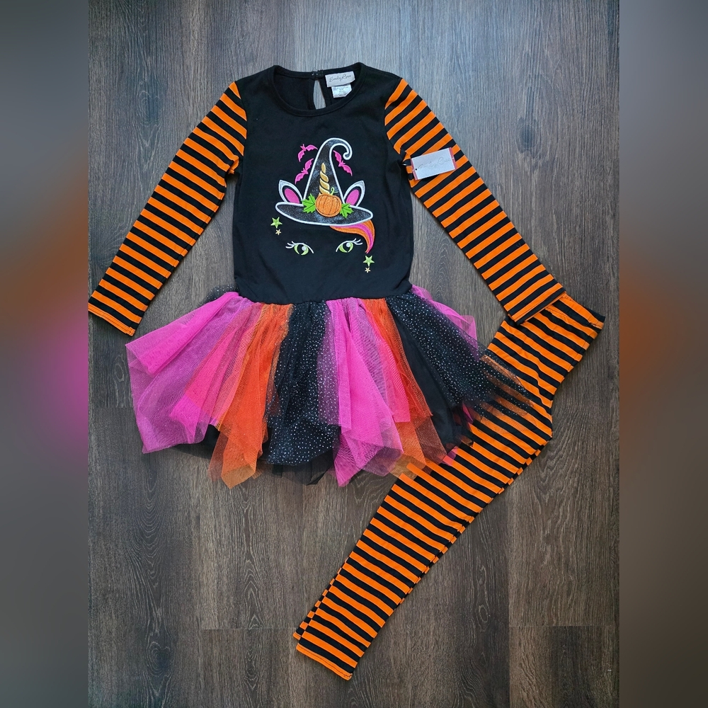 Emily Rose Halloween Unicorn 2-pc outfit set